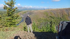 East Glacier; Indian Guided Tour by Alger